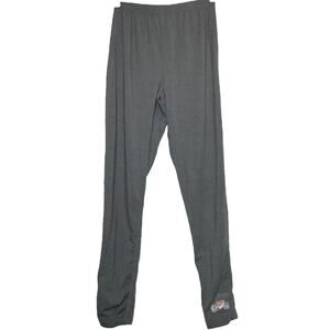 Hot Chillys Base Layer Leggings USA Pants Thermal High Waisted Logo Gray Large